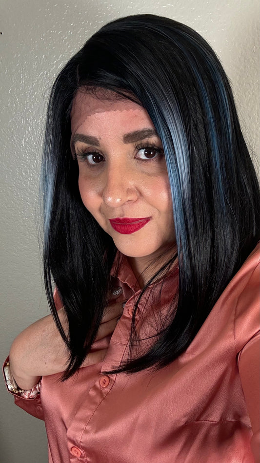 BLUE Lace Front Wig